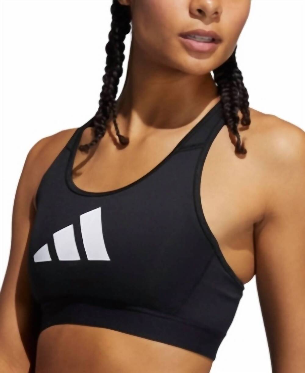 NEW ADIDAS don t rest sports bra in black